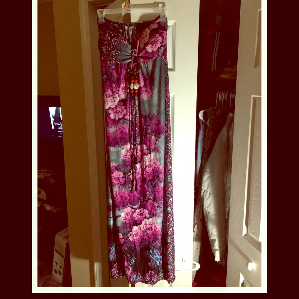 Floral Sundress with beads